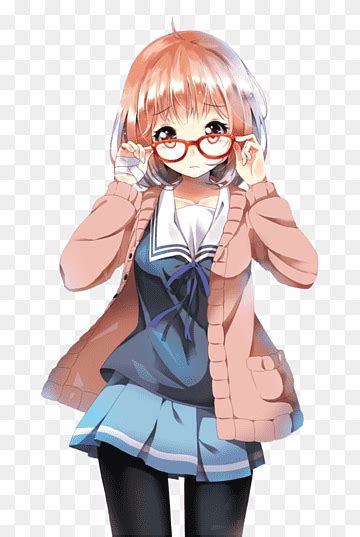 Cosplay Beyond The Boundary Anime Costume Manga Cosplay Chibi Girl Glasses Png Pngwing Kawaii ...