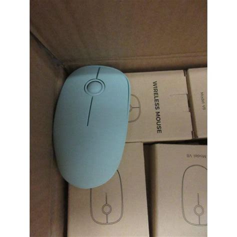 10 New Aqua Colour Wireless Optical Mice