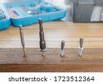 Free Image of Wood screw sizes on timber | Freebie.Photography