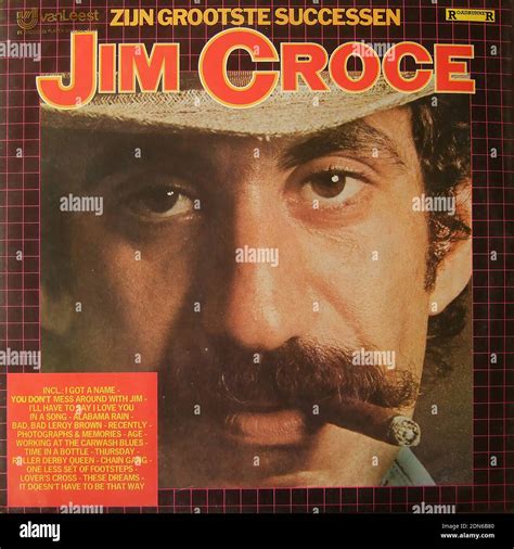 Jim Croce - Greatest Hits - Vintage vinyl album cover Stock Photo - Alamy