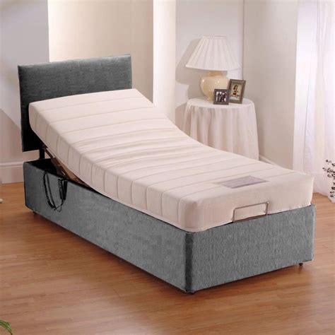 sleepkings Adjustable Electric Bed + FREE Matching Headboard & Memory Foam Mattress Bed With 3 ...