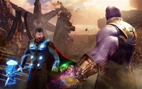 Thor vs Thanos by Stark3879 on DeviantArt