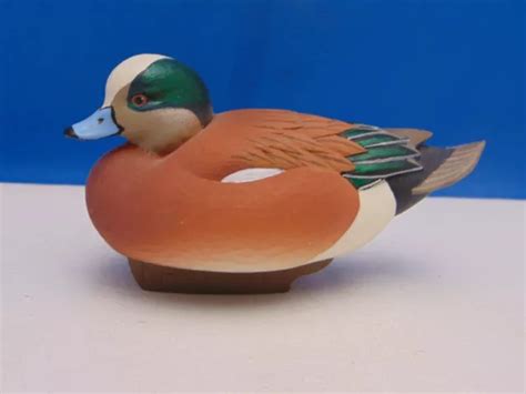 JEFF BRUNET DUCKS Unlimited Miniature Duck Decoy Figurine 2008 $10.00 ...