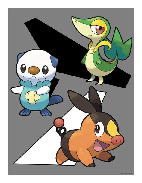 Pokemon Starter Poster Gen5 by nickoswar on DeviantArt