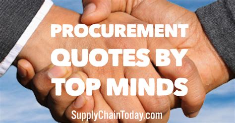 Procurement Quotes by Top Minds.