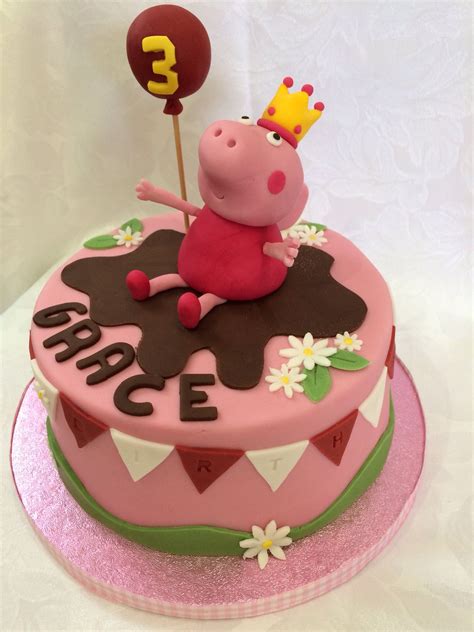 Peppa Pig Birthday Decorations Pig Birthday Cakes Bir - vrogue.co