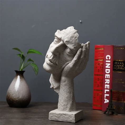 A Office Desk Ornament Decor Art Sculpture Retro Resin Handicrafts Home ...