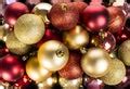 Free Stock Photo 3625-red and gold christmas balls | freeimageslive