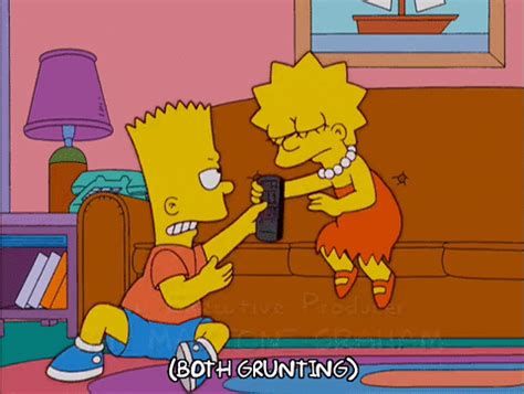 Simpsons Lisa Bart Fighting GIFs - Find & Share on GIPHY