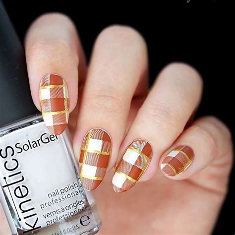 Autumn Checkerboard Nails Pictures, Photos, and Images for Facebook ...