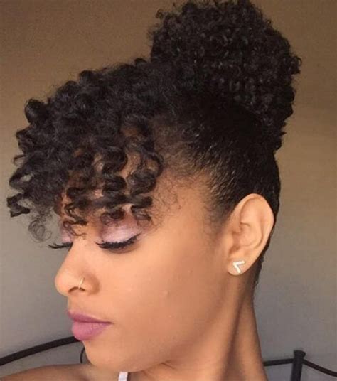 10+ Out Of This World Hairstyles With Bang Natural Hair For Black Women