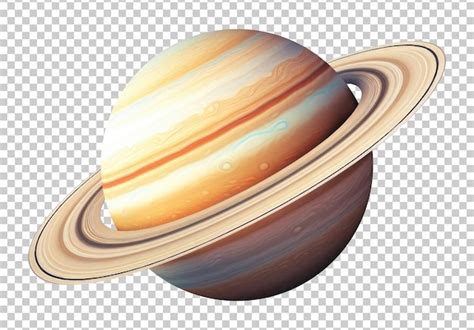 Saturn Planet Concept Isolated on Transparent Background | Premium AI ...