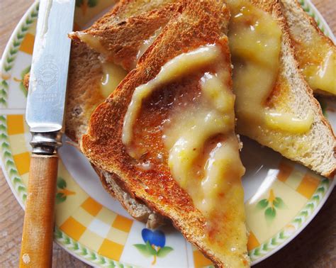 Hot buttered toast! | Hot buttered toast with homemade lemon… | Flickr