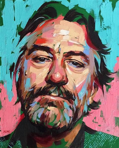 Robert De Niro | Abstract portrait painting, Portrait art, Art painting