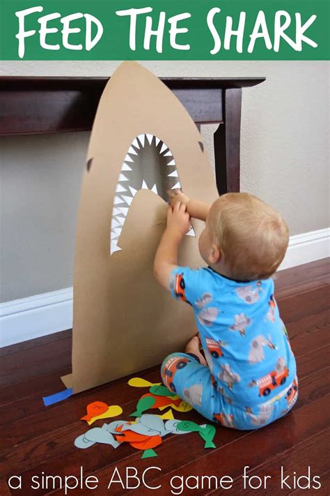 Feed the Shark Alphabet Game for Kids - Toddler Approved