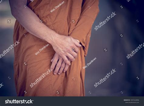 Buddhist Monk Meditation Pose By Sitting Stock Photo 1057222856 | Shutterstock