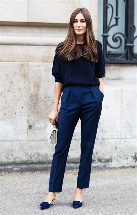 46 Stylish Navy Pants Work Outfit to Try #women fashion # # ...