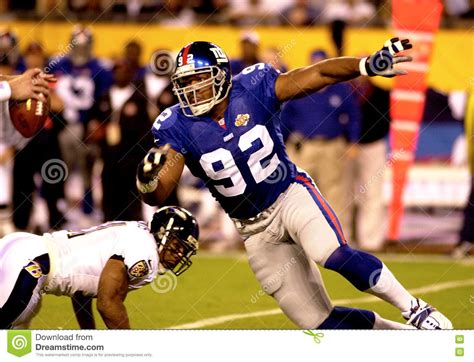 Michael Strahan, Super Bowl XXXV Editorial Stock Photo - Image of michael, game: 74033293