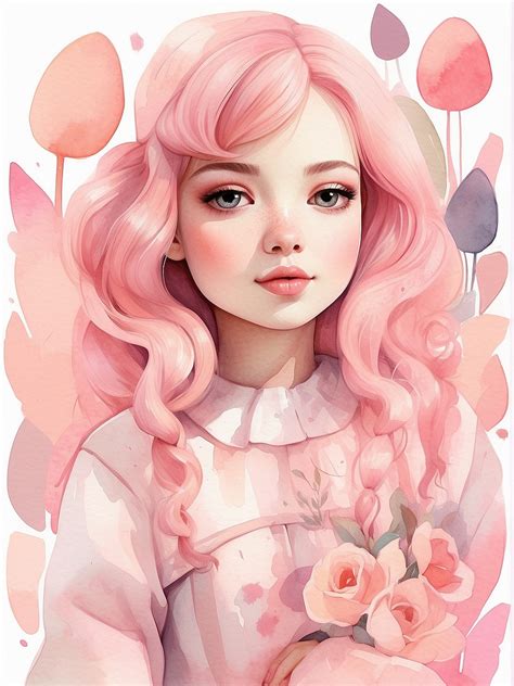 Pink Girl Art Free Stock Photo - Public Domain Pictures