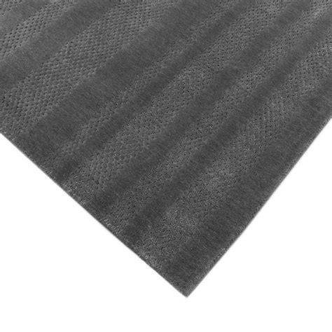 Lacey Plain Silver Wool Rug - DecoRug