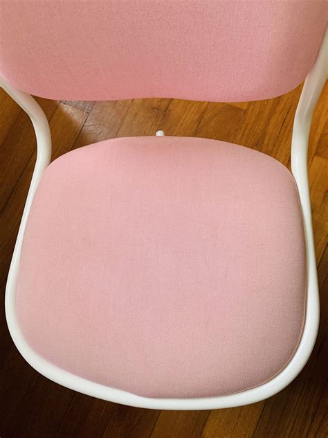Ikea pink kids desk chair, Furniture, Tables & Chairs on Carousell