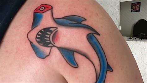 Traditional Hammerhead Shark Tattoo