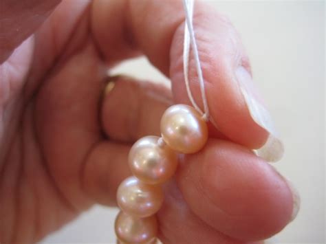 Learn how to knot pearls or restring pearls...yes, it's possible!