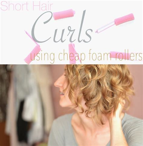 HowTo Curl Short Hair Using Cheap Foam Rollers | Classically Contemporary