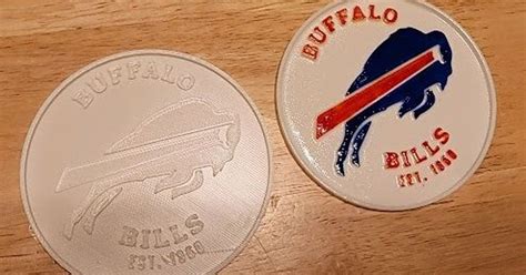 Buffalo Bills Coaster by Tommyz Travels | Download free STL model ...