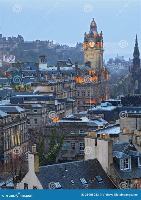 Edinburgh skyline stock image. Image of lothian, building - 28908983