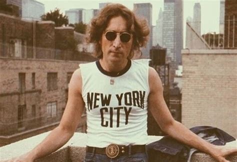 Vintage!! New York City John Lennon Ringer T-Shirt - Gem