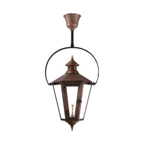 Nottoway Hanging Yoke Copper Lantern by Primo | French Market Lanterns