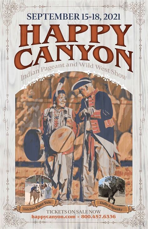 2021 Happy Canyon Poster