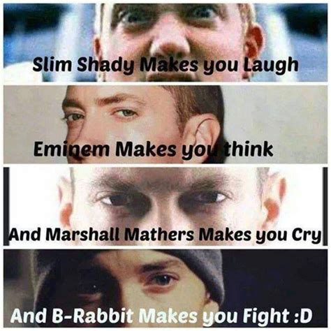 Slim Shady / Eminem / Marshall Mathers / B-Rabbit | Eminem, Eminem songs, Eminem slim shady