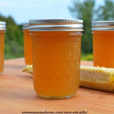 Corn Cob Jelly 2 Ways - Old Fashioned or Less Sugar