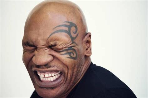 Mike Tyson's face tattoo | Mike tyson face tattoo, Face tattoo, Portrait tattoo