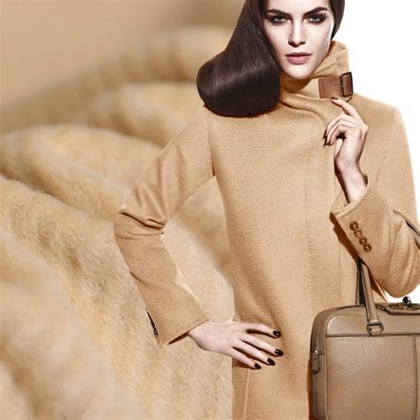 154cm high quality wool cashmere fabric autumn winter coat cashmere wool fabric cloth dust coat ...