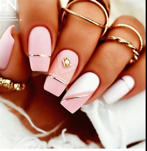 50+ Pretty Pink Nail Design Ideas - The Glossychic | Matte pink nails, Pink acrylic nails, Pink ...