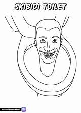 Skibidi Toilet coloring Book  Free Printable pages sketch template