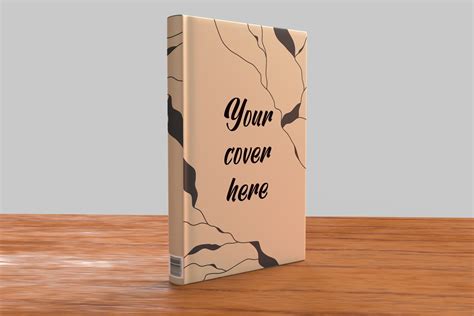 Standing Book Cover and Spine Mockup PSD Graphic by Rami's design ...