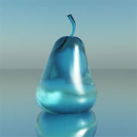 青いガラス Pear ガラス基盤 · Pixabayの無料画像