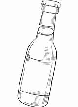 Beer Bottle coloring Page  Free Printable Coloring Pages sketch template