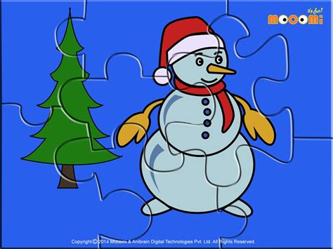 Winter snowman - Jigzaw Puzzles for Kids | Christmas jigsaw puzzles, Puzzles for kids, Snow theme