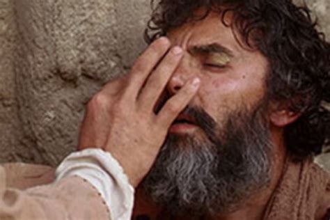 Jesus Healing Blind Man