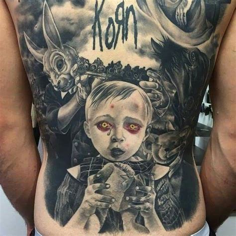 Oh my gash its the whole album cover on his whole back...♥ its so beautiful♥ | Creepy tattoos ...