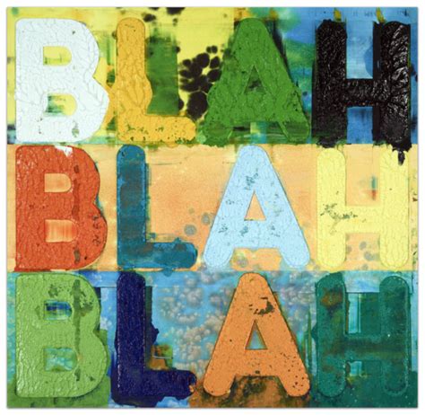 Mel Bochner - Blah Blah Blah - Denis Bloch Fine Art Gallery Beverly Hills