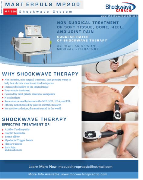 SHOCKWAVE THERAPY | McCue Chiropractic & Wellness Centre