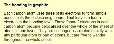 organic chemistry - Why does graphite conduct electricity? - Chemistry Stack Exchange