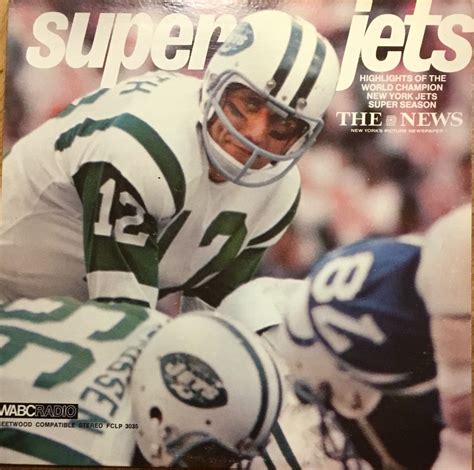 Lot Detail - 1969 SUPER JETS RECORD ALBUM w/NAMATH COVER