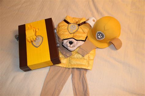 Paw patrol rubble costume diy Rubble Paw Patrol Costume, Paw Patrol ...